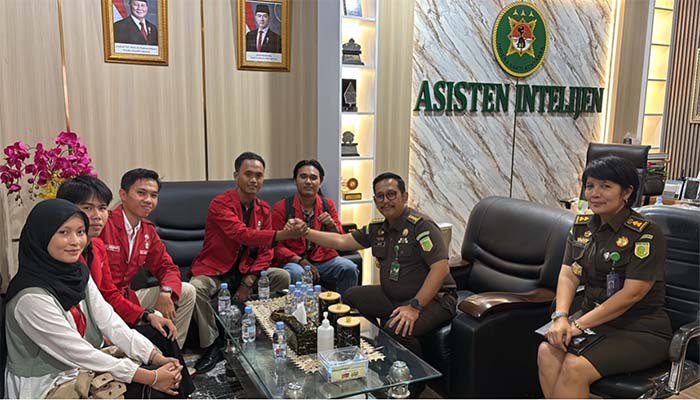Ketua DPC GMNI Bengkulu Restu Alam Pimpin Audiensi Bersama Kejaksaan Tinggi Bengkulu