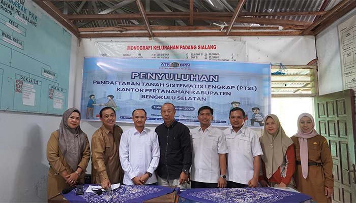 Kantor Pertanahan Bengkulu Selatan Resmi Memulai Rangkaian Kegiatan Penyuluhan PTSL Tahun Anggaran 2026