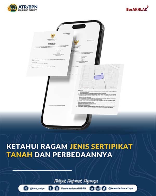 Ketahui Ragam Jenis Sertipikat Tanah dan Perbedaannya