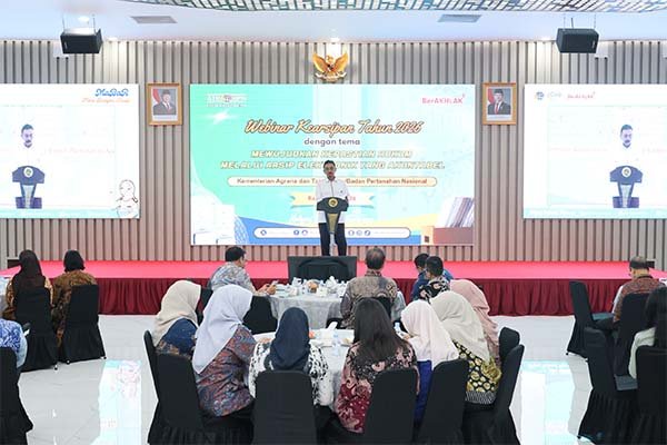 Peralihan Arsip Pertanahan Elektronik Sebagai Sebuah Keniscayaan, Sekjen ATR/BPN: Harus Dikelola dengan Baik