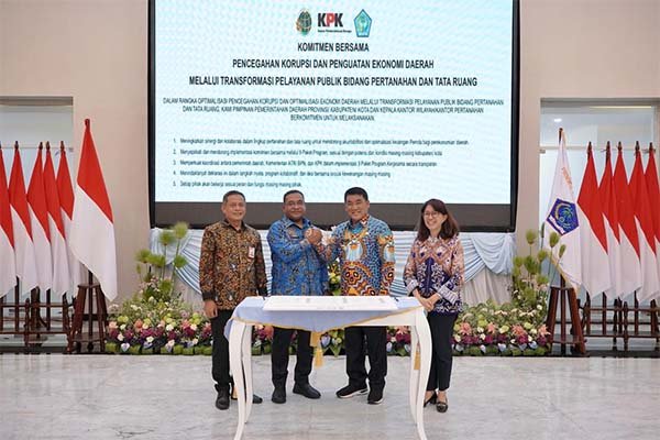 Kementerian ATR/BPN dan KPK Jadikan Sulut Lokasi Percontohan Transformasi Pelayanan Publik di Bidang Pertanahan