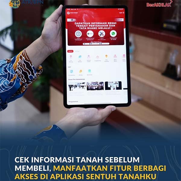 Manfaatkan Fitur Berbagi Akses di Aplikasi Sentuh Tanahku Cek Informasi Tanah Sebelum Dibeli