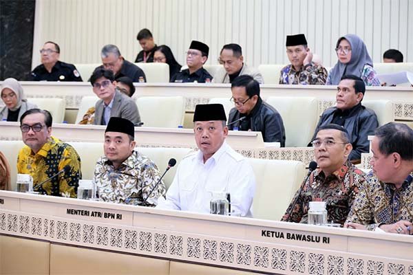 RDP Dengan Komisi II DPR RI Menteri Nusron Laporkan Realisasi Anggaran Kementerian ATR/BPN Tahun 2025